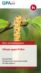 GPAU-Flyer "Allergie gegen Pollen"